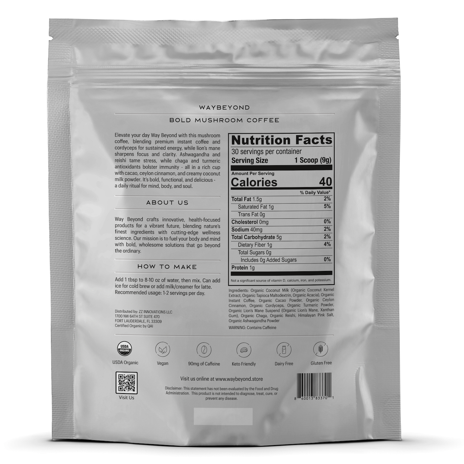 Organic Functional Mushroom Coffee